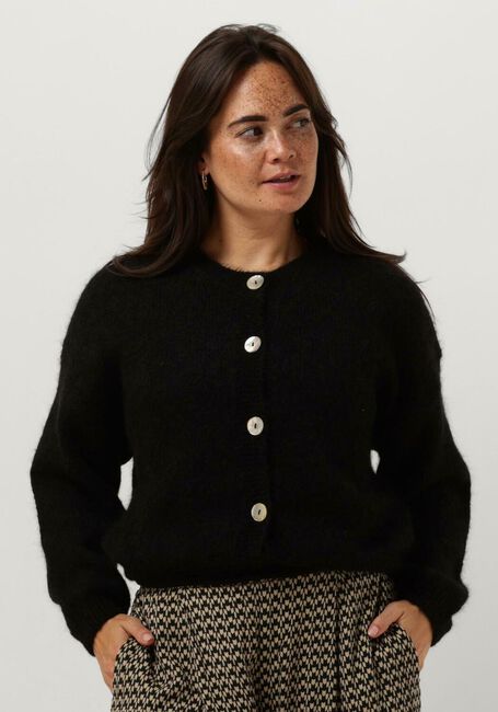 Schwarze BY-BAR Strickjacke RILEY ECO CARDIGAN - large