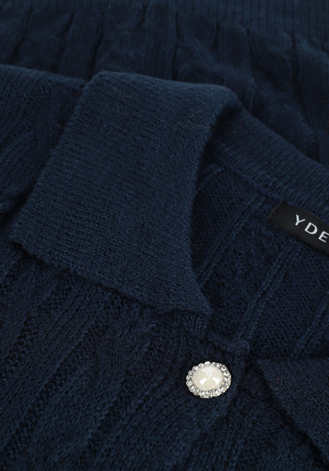 Dunkelblau YDENCE Strickjacke KNITTED TOP COLETTE - large