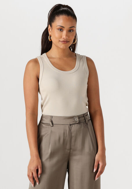 Sand WITHBLACK Top WBLLULLU TANK TOP - large