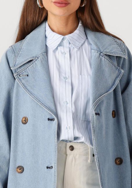 Blaue MODSTRÖM Trenchcoats MADELINEMD DENIM JACKET - large