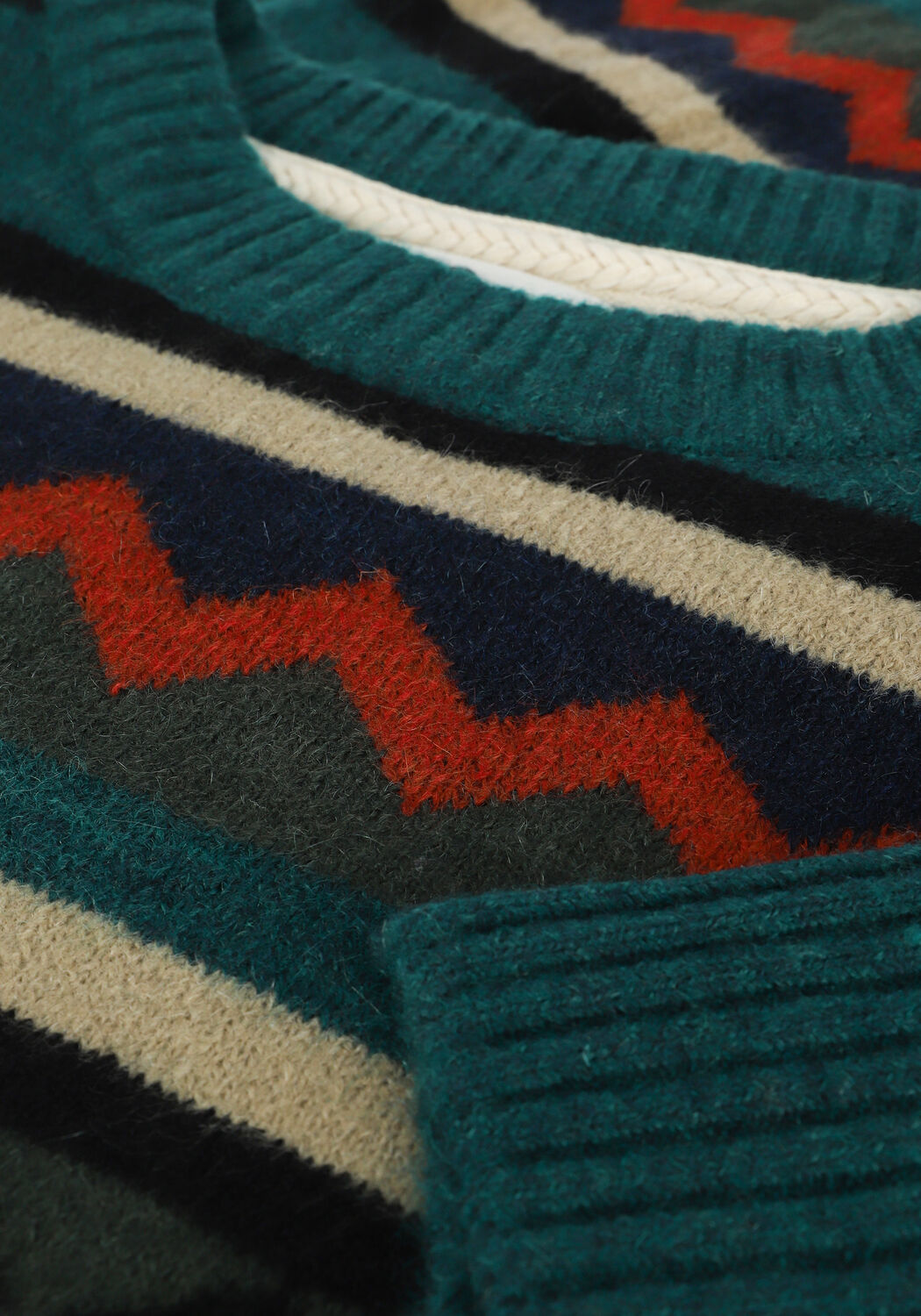 Mehrfarbige/Bunte ANERKJENDT Pullover AKSUNE JACQUARD INKA KNIT - large