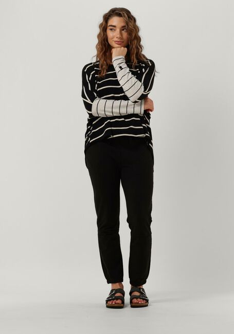 Schwarze 10DAYS Hose THE CROPPED JOGGER - large