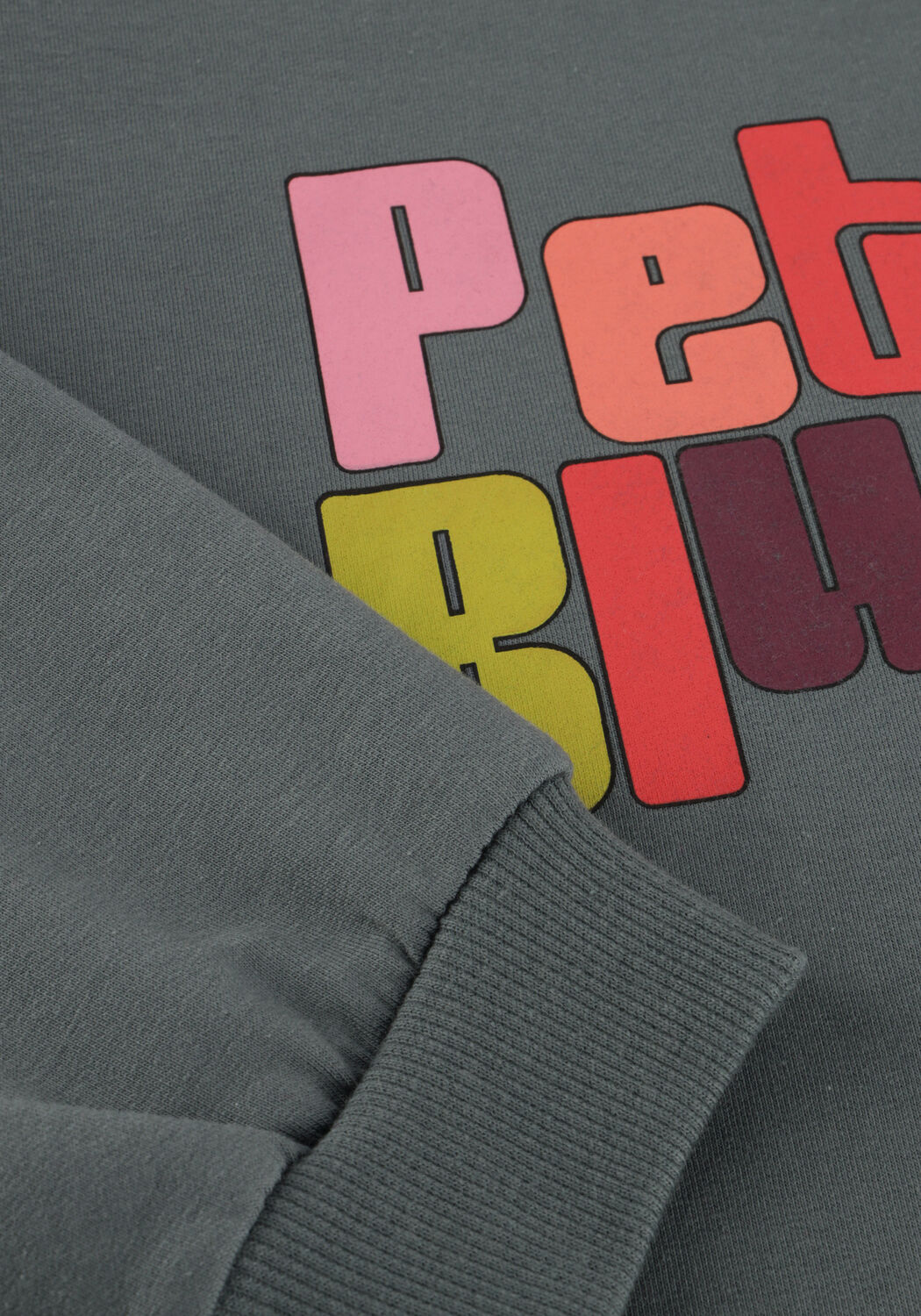 Dunkelgrau PETIT BLUSH Sweatshirt JUNE RUFFLE SWEATER - large