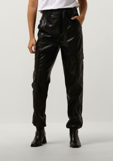 Schwarze AAIKO Hose BIBI PU 755 - large