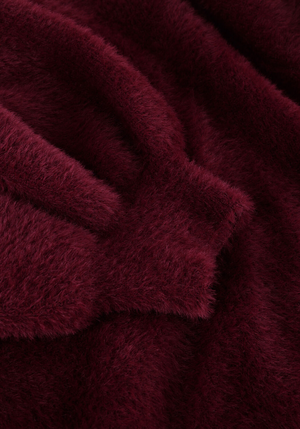 Bordeaux CATWALK JUNKIE Pullover FUZZY PUFF SLEEVE KNIT - large