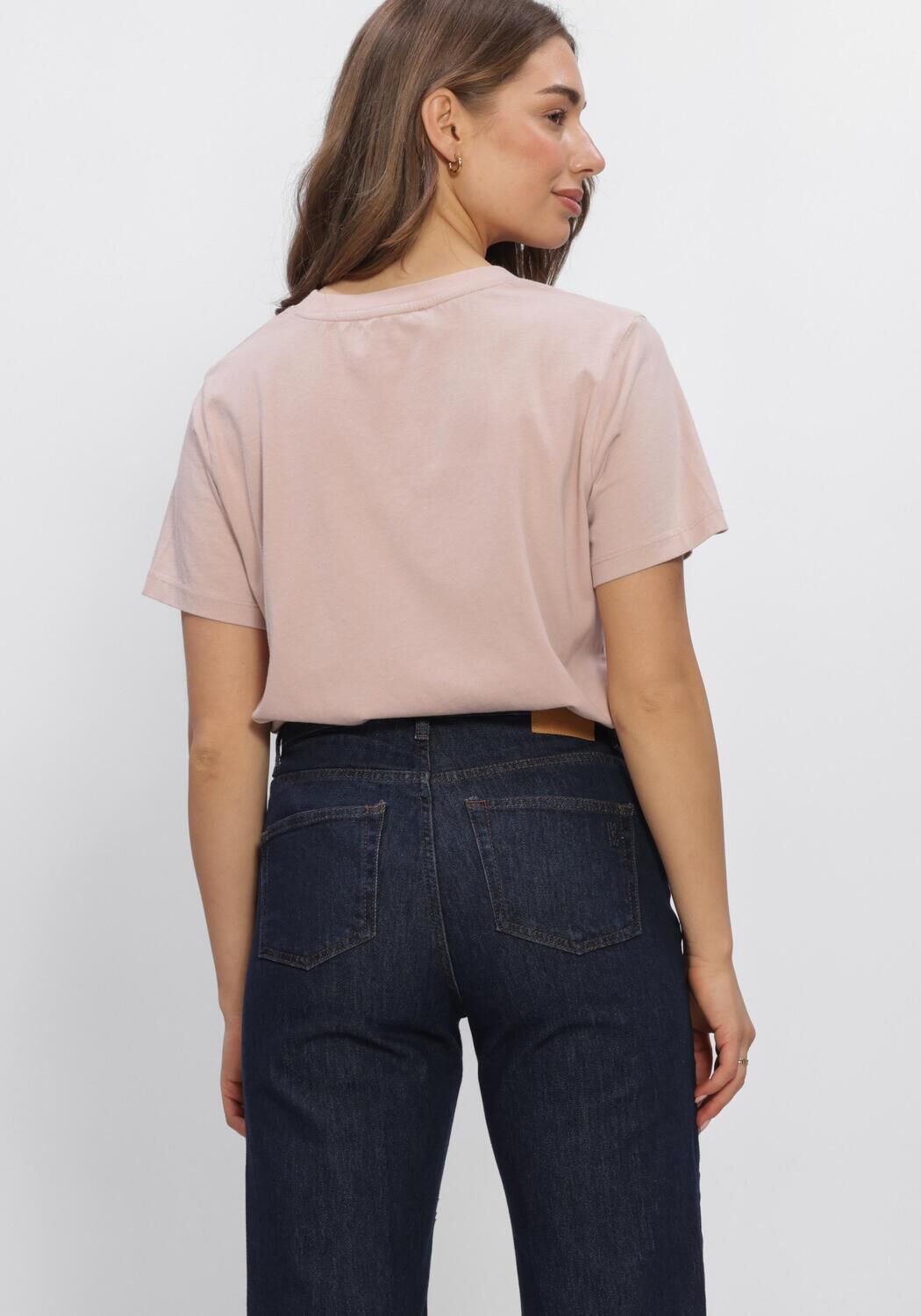 Hell-Pink MY ESSENTIAL WARDROBE T-shirt SEATTLEMW LOGO EMB. TEE - large