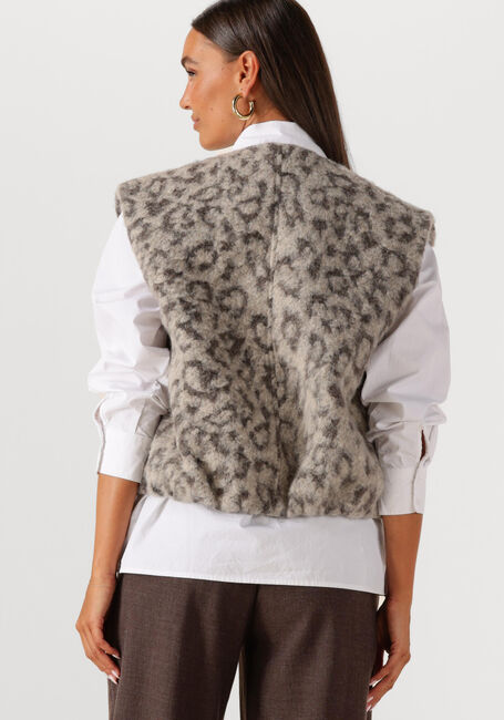 Mehrfarbige/Bunte BY-BAR Gilet MAGGIE SLEEVELESS LEO JACKET - large