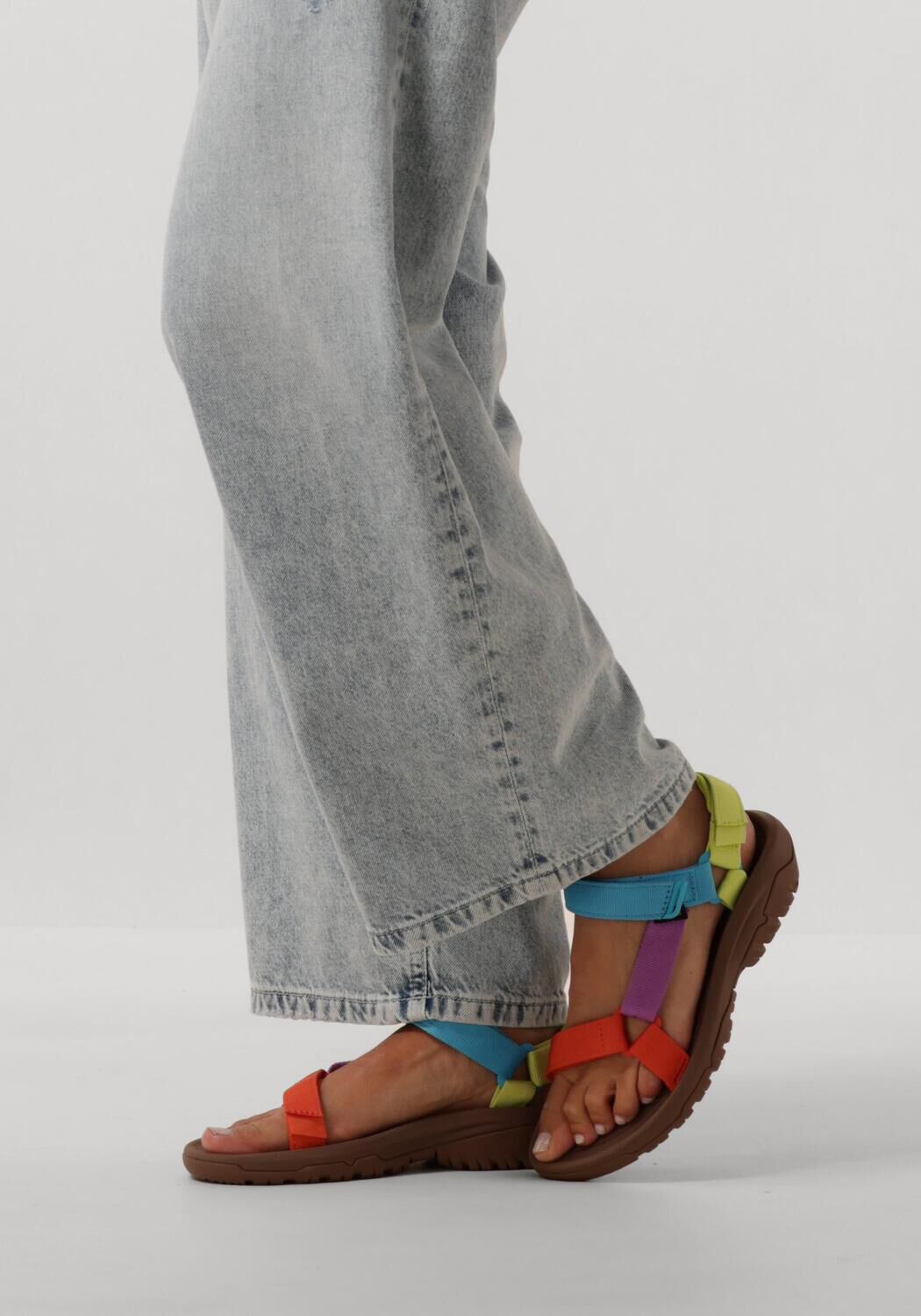 Mehrfarbige/Bunte TEVA Flache Sandalen W HURRICANE XLT2 - large