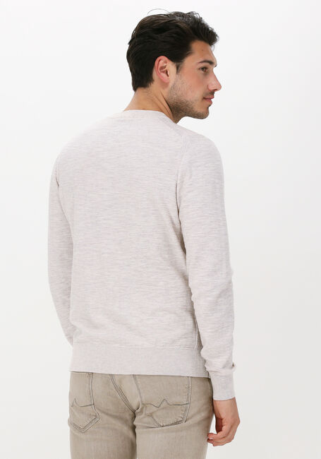 Weiße DSTREZZED Pullover MERCURY CREW MELANGE SLUB - large