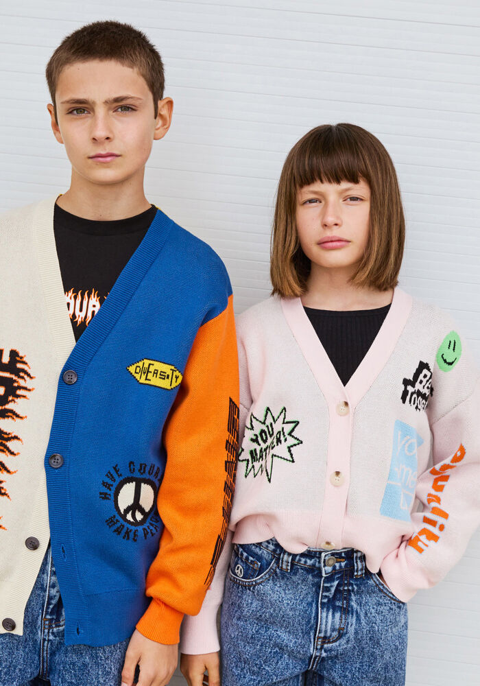 Hell-Pink MOLO Strickjacke GILLY - large