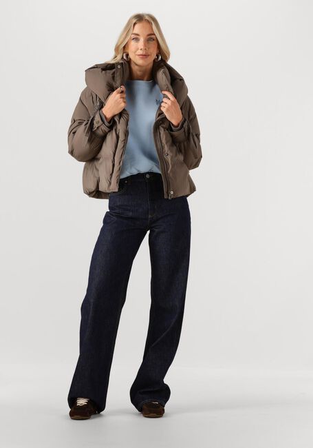 Taupe NUKUS Wattierte Jack EMILIA JACKET - large