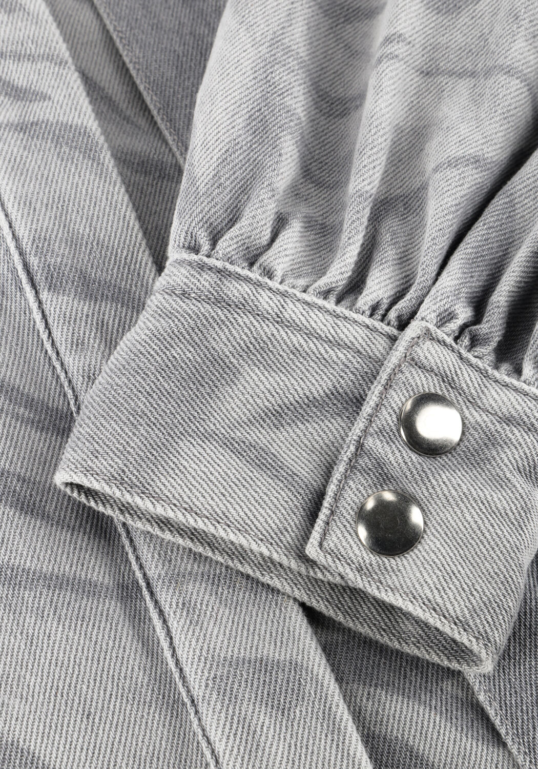 Graue POM AMSTERDAM Blusen BLOUSE DENIM ANIMAL PRINT - large