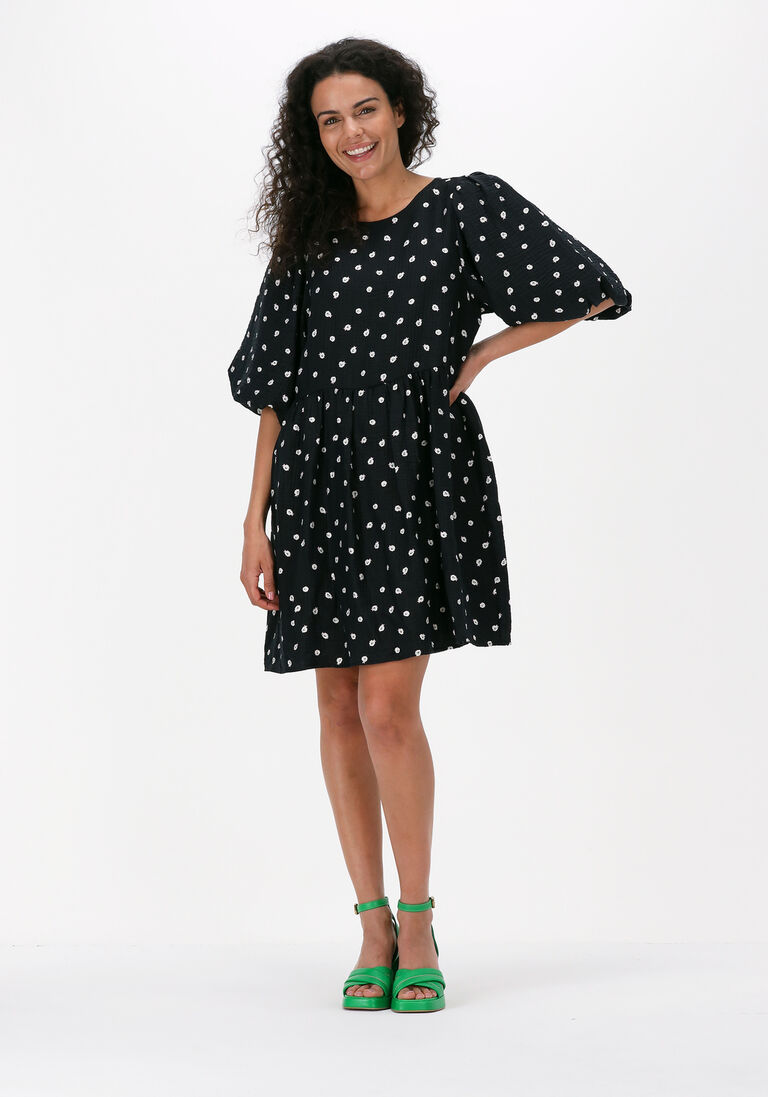 blaue msch copenhagen minikleid sigrida ss dress aop