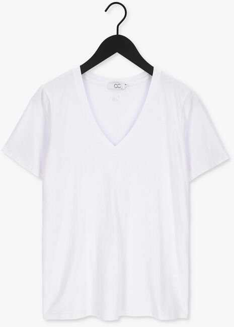Weiße CC HEART T-shirt ORGANIC COTTON V-NECK TSHIRT - large