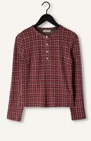 Rote VANILIA  TARTAN TWEED LONGSLEEVE Rote VANILIA  TARTAN TWEED LONGSLEEVE - medium