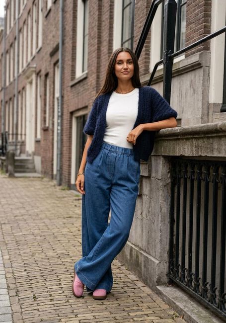 Blaue BY-BAR Wide jeans BENJI DENIM PANT - large