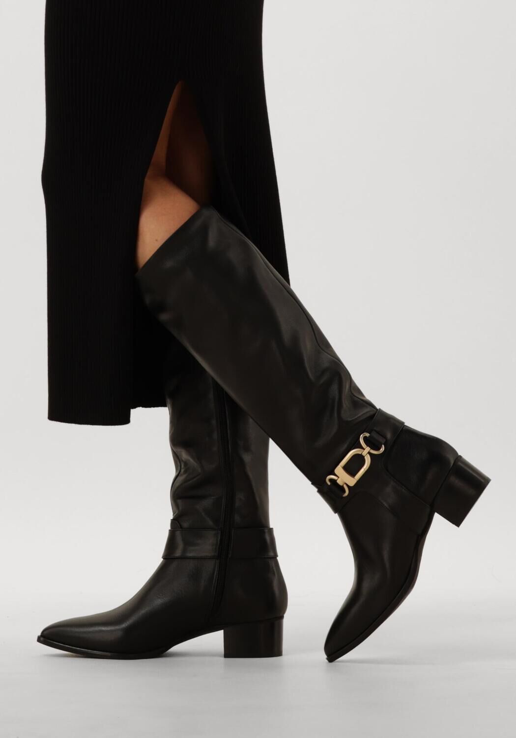 Schwarze NOTRE-V Hohe Stiefel 3292 - large