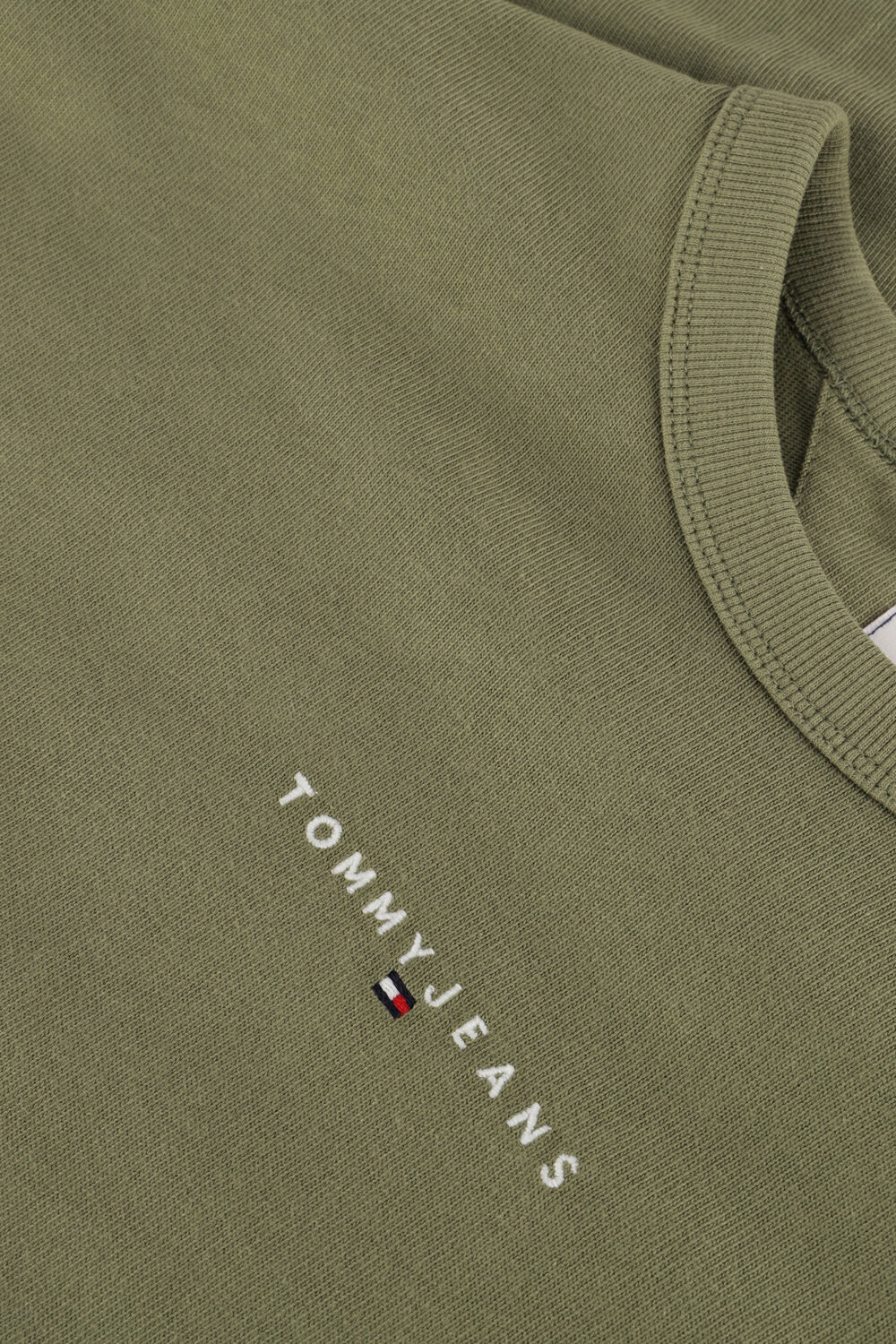 Gr&uuml;ne TOMMY JEANS T-shirt TJM RLX LINEAR LOGO TEE - large