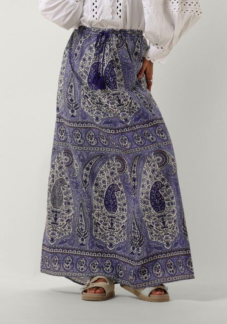 Blaue ANTIK BATIK Maxirock TAJAR SKIRT - large
