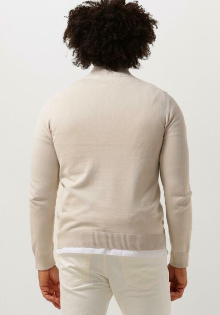 Beige LYLE & SCOTT Pullover QUARTER ZIP JUMPER - large