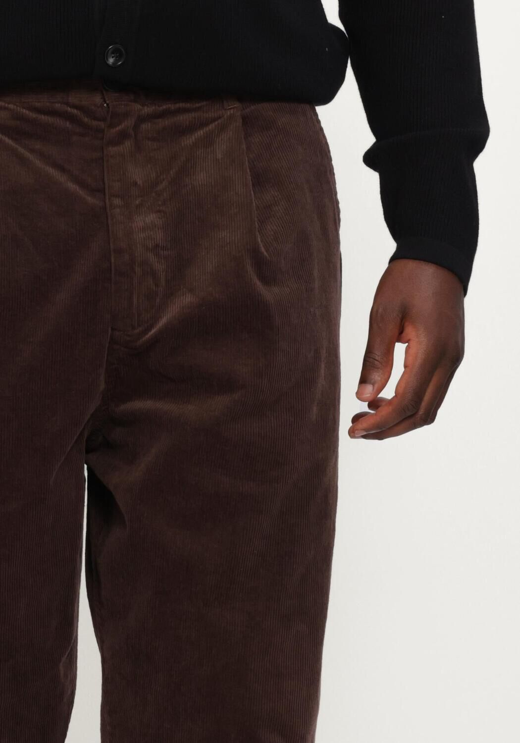 Braune ANERKJENDT Weite Hose AKJACOB CORD PANT - large
