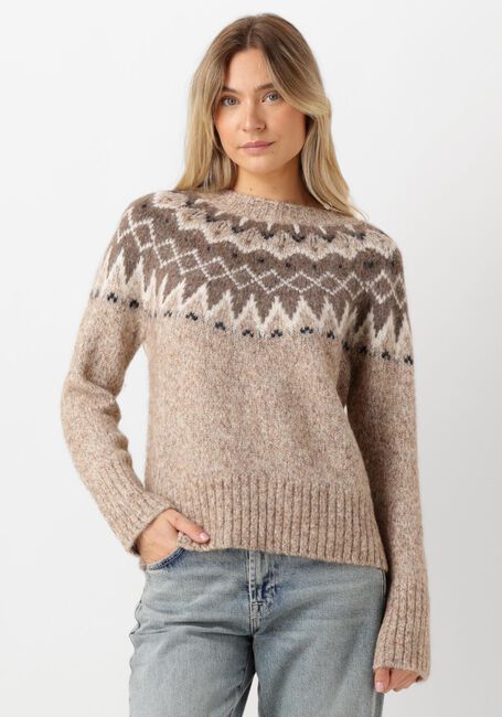 Braune MOS MOSH Pullover SIDSEL WARM KNIT - large