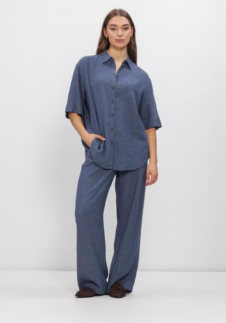 Blaue MSCH COPENHAGEN Blusen MSCHVIANA GINIA 3/4 SHIRT - large