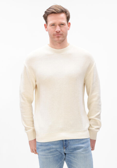 Beige ANERKJENDT Pullover AKEBBE COTTON/SILK KNIT - large