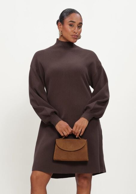 Braune MSCH COPENHAGEN Midikleid MSCHMERCY EAST M DRESS - large