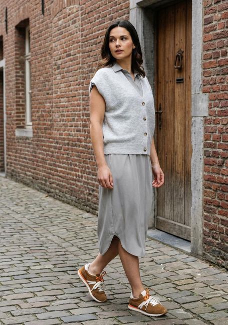 Hellgrau PENN & INK Midikleid DRESS - large