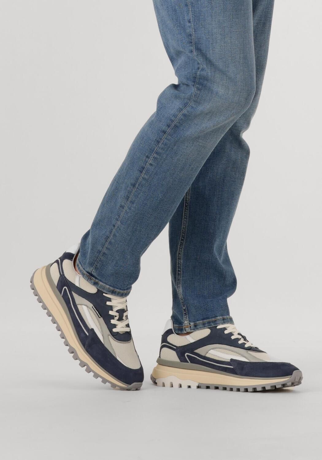 Blaue FLORIS VAN BOMMEL Sneaker Low SFM-10172 DE GRIPPER - large