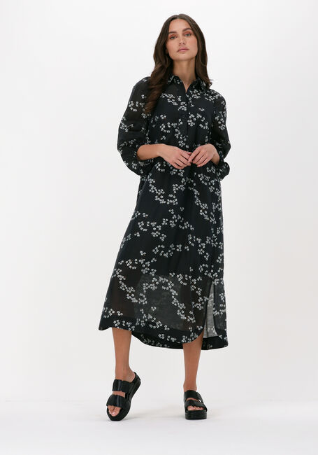 Schwarze SECOND FEMALE Midikleid DAVIDA NEW DRESS - large