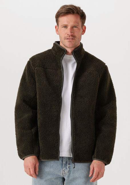 Dunkelgrün PEAK PERFORMANCE Pullover M SOLID PILE JACKET - large