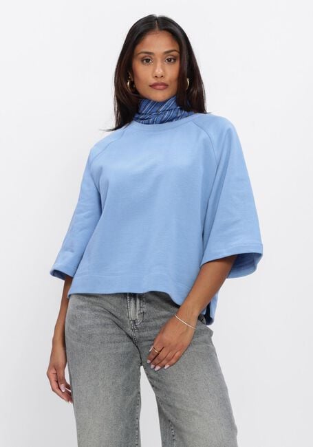 Blaue CATWALK JUNKIE Pullover SHORT SLEEVE SWEATER - large