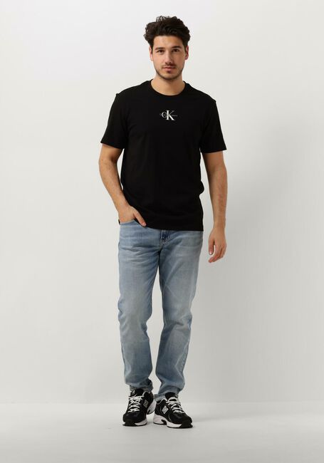 Schwarze CALVIN KLEIN T-shirt MONOLOGO REGULAR TEE - large