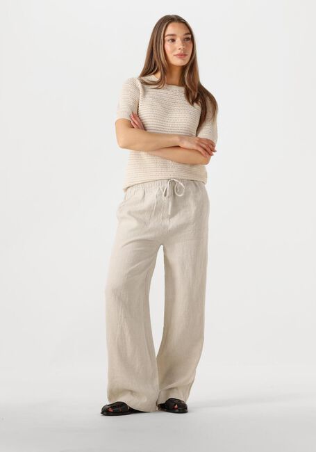 Beige BY-BAR Hose BASIL LINNEN PANT - large