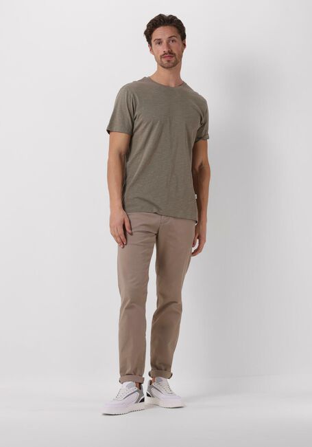 Grüne SELECTED HOMME T-shirt SLHASPEN SLUB SS O-NECK TEE NOOS - large