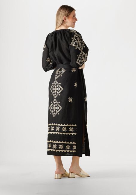 Schwarze GREEK ARCHAIC KORI Maxikleid 230652 - large
