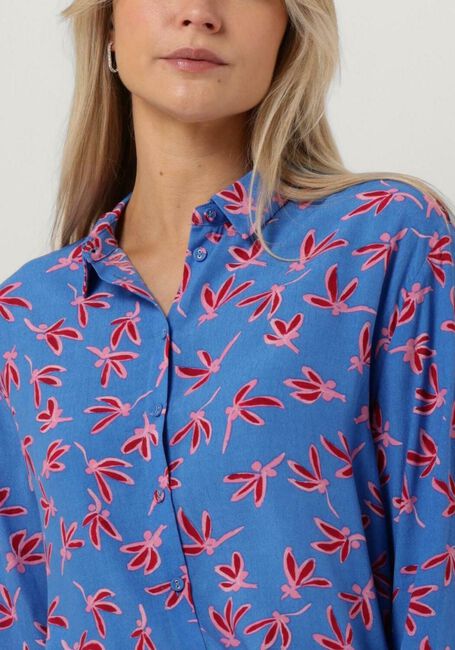 Blaue POM AMSTERDAM Bluse BLOUSE MILLY 7235 - large