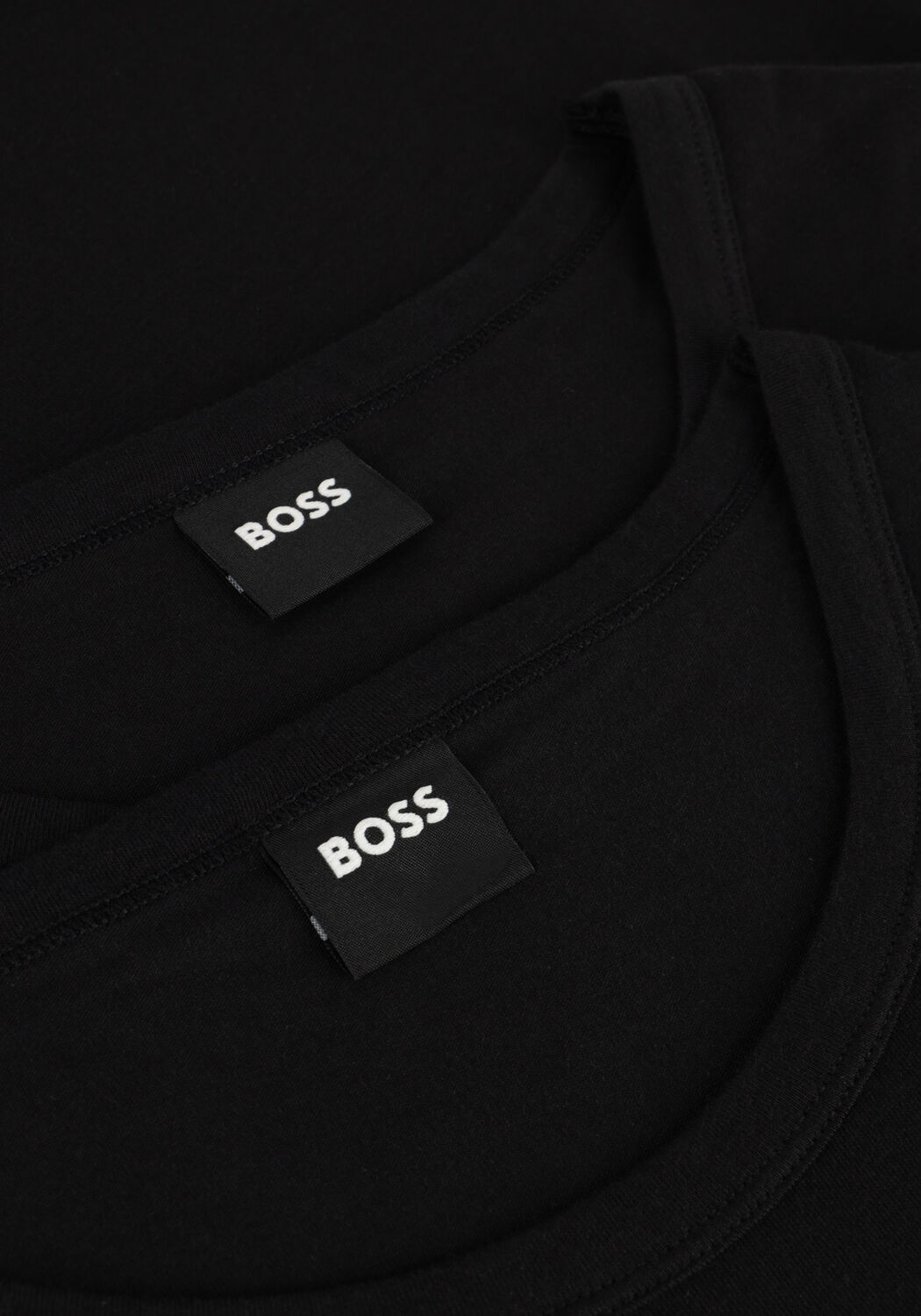 Schwarze BOSS BLACK T-shirt TSHIRTRN 2P MODERN - large