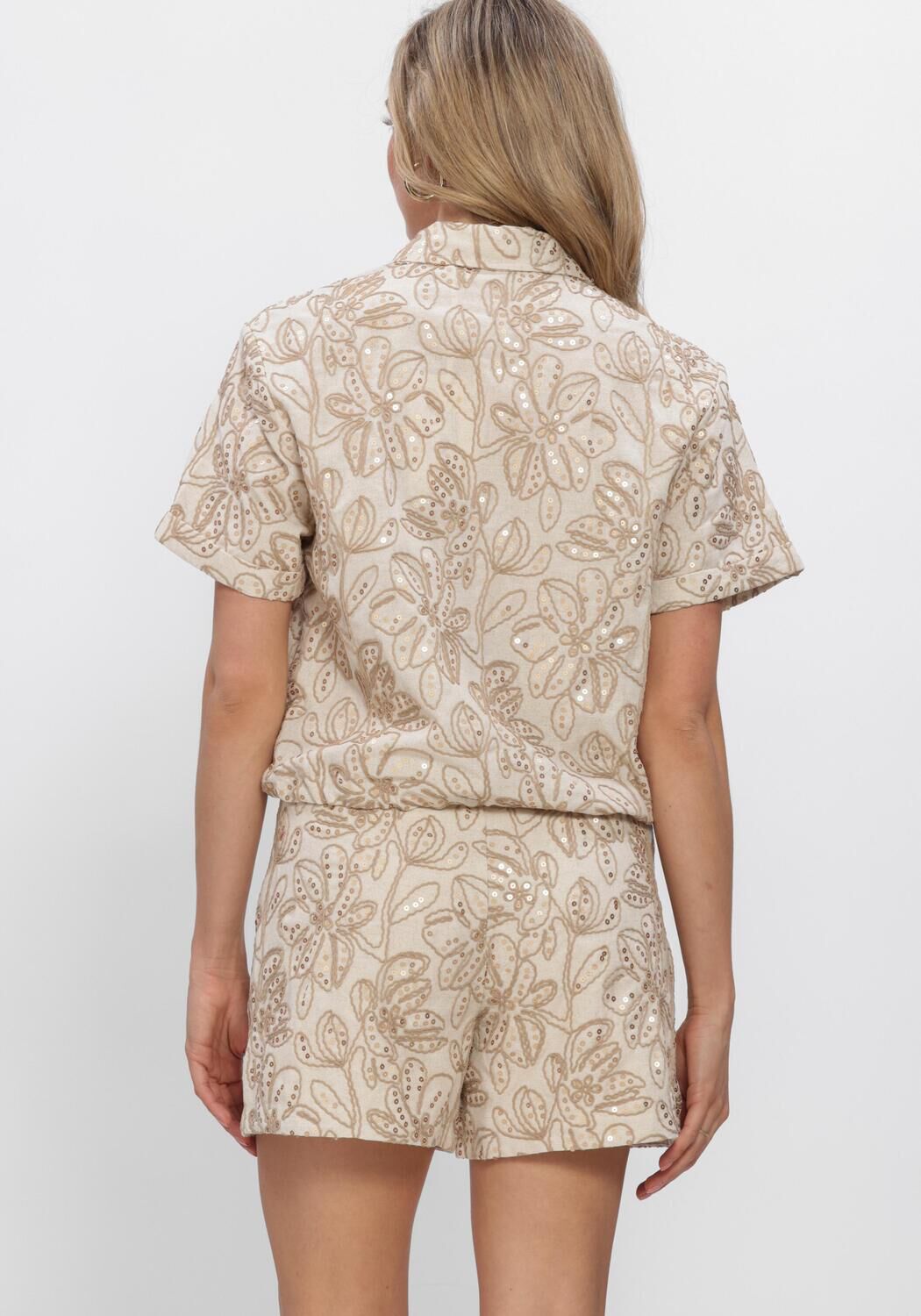 Sand NUKUS Blusen LEONORA BLOUSE PAILLET - large