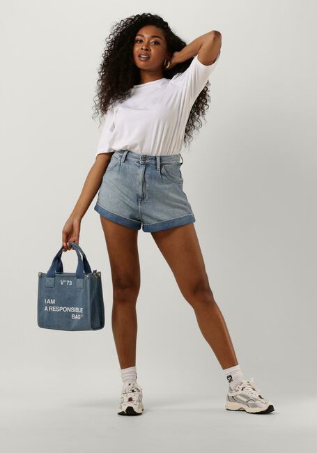 Blaue LEE Hosen PLEATED SHORT L37QHLB20 - large