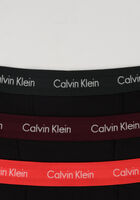 Schwarze CALVIN KLEIN UNDERWEAR Boxershort 3-PACK TRUNKS - medium