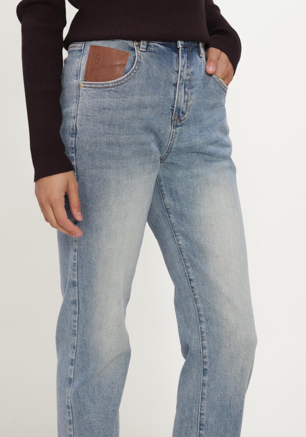 Blaue JANICE Mom jeans BAILEY - large