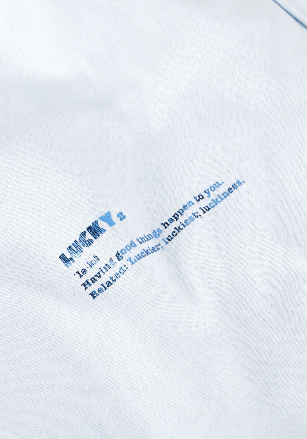 Hellblau BY-BAR T-shirt THELMA DICTIONARY SMALL TOP - large