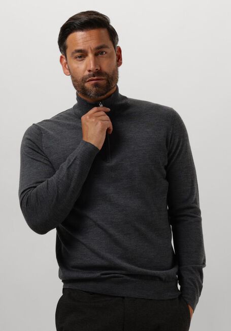 Graue PROFUOMO Pullover PULLOVER HALF ZIP - large