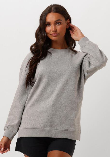 Hellgrau SELECTED FEMME Sweatshirt SLFGIA YRSA LS CREW NECK SWEAT - large