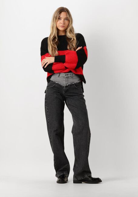 Schwarze CO'COUTURE Pullover CORALEE BLOK RIB KNIT - large