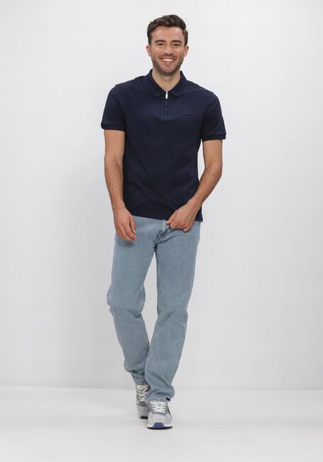 Dunkelblau CALVIN KLEIN Polo-Shirt SS SUPIMA CHEST EMB POLO - large