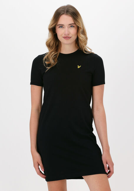 Schwarze LYLE & SCOTT Minikleid T-SHIRT DRESS - large